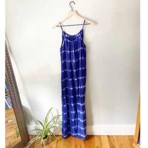 Merona Tie Dye Flowy Summer Maxi Sundress Sz M